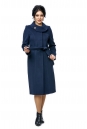 Женское пальто из текстиля с воротником 8001036