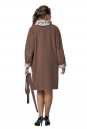Женское пальто из текстиля с воротником 8001059-3