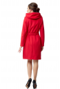 Женское пальто из текстиля с капюшоном 8001061-2