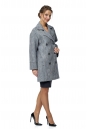 Женское пальто из текстиля с воротником 8001088