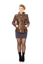 Женская кожаная куртка из натуральной кожи с воротником 8001754-2