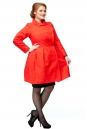 Женское пальто из текстиля с воротником 8001804-2