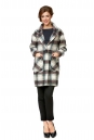 Женское пальто из текстиля с воротником 8002049