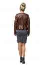 Женская кожаная куртка из натуральной кожи без воротника 8002385-3
