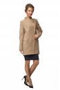 Женское пальто из текстиля с воротником 8002766