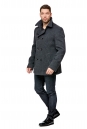 Мужское пальто из текстиля с воротником 8018771