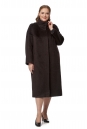 Женское пальто из текстиля с воротником 8019708-2