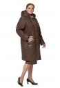Женское пальто из текстиля с капюшоном 8019753-2
