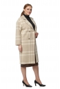 Женское пальто из текстиля с воротником 8019802-2