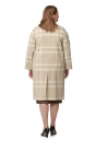Женское пальто из текстиля с воротником 8019802-3