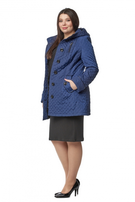 Куртка женская из текстиля с капюшоном 8020759