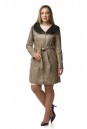 Женское кожаное пальто из эко-кожи с капюшоном 8021237-2