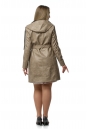 Женское кожаное пальто из эко-кожи с капюшоном 8021237-3