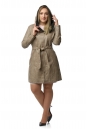 Женское кожаное пальто из эко-кожи с капюшоном 8021237-4