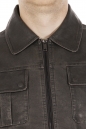 Мужская кожаная куртка из эко-кожи с воротником 8021874-14