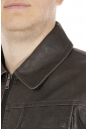 Мужская кожаная куртка из эко-кожи с воротником 8021874-15