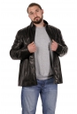 Мужская кожаная куртка из натуральной кожи с воротником 8022243-7