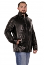 Мужская кожаная куртка из натуральной кожи с воротником 8022243-9