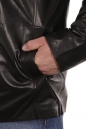 Мужская кожаная куртка из натуральной кожи с воротником 8022243-13
