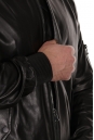 Мужская кожаная куртка из натуральной кожи с воротником 8022249-5