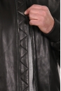 Мужская кожаная куртка из натуральной кожи с воротником 8022249-6