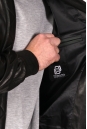 Мужская кожаная куртка из натуральной кожи с воротником 8022249-7