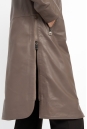 Женский кожаный плащ из натуральной кожи с капюшоном 8022283-6