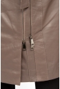Женское кожаное пальто из натуральной кожи с капюшоном 8022284-5