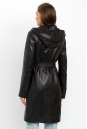 Женское кожаное пальто из натуральной кожи с капюшоном 8022286-3