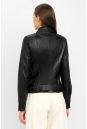 Женская кожаная куртка из натуральной кожи с воротником 8022295-3