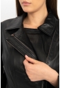 Женская кожаная куртка из натуральной кожи с воротником 8022295-4