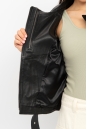 Женская кожаная куртка из натуральной кожи с воротником 8022295-5