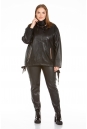 Женская кожаная куртка из натуральной кожи с воротником 8022548-3