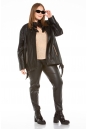 Женская кожаная куртка из натуральной кожи с воротником 8022548-13