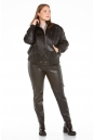 Женская кожаная куртка из натуральной кожи с воротником 8022552-5