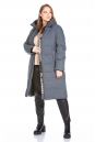 Женское пальто из текстиля с капюшоном 8022567