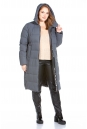 Женское пальто из текстиля с капюшоном 8022567-2