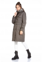Женское пальто из текстиля с капюшоном 8022570-3