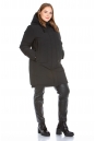 Женское пальто из текстиля с капюшоном 8022571-7