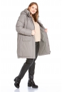 Женское пальто из текстиля с капюшоном 8022573-3