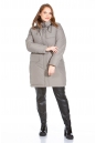 Женское пальто из текстиля с капюшоном 8022573-7