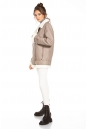 Женская кожаная куртка из эко-кожи с воротником, отделка искусственный мех 8022579-5