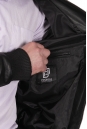 Мужская кожаная куртка из натуральной кожи с воротником 8022597-5