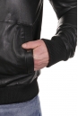 Мужская кожаная куртка из натуральной кожи с воротником 8022597-2
