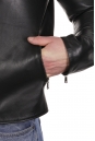 Мужская кожаная куртка из натуральной кожи с воротником 8022598-10