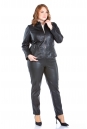 Женская кожаная куртка из натуральной кожи с воротником 8022649-4