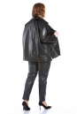 Женская кожаная куртка из натуральной кожи с воротником 8022664-4