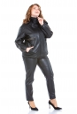 Женская кожаная куртка из натуральной кожи с капюшоном 8022683-5