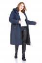 Женское пальто из текстиля с капюшоном 8022705-2
