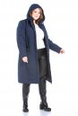 Женское пальто из текстиля с капюшоном 8022705-4